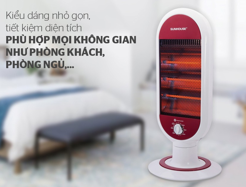 Đèn sưởi hồng ngoại sunhouse shd7022 9 đèn sưởi Sunhouse SHD7022 tại VietMart