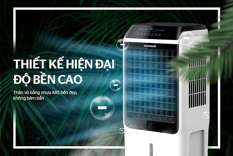 Máy làm mát không khí sunhouse shd7727 3 Quạt điều hòa Sunhouse SHD7727 thiết kế ưu việt