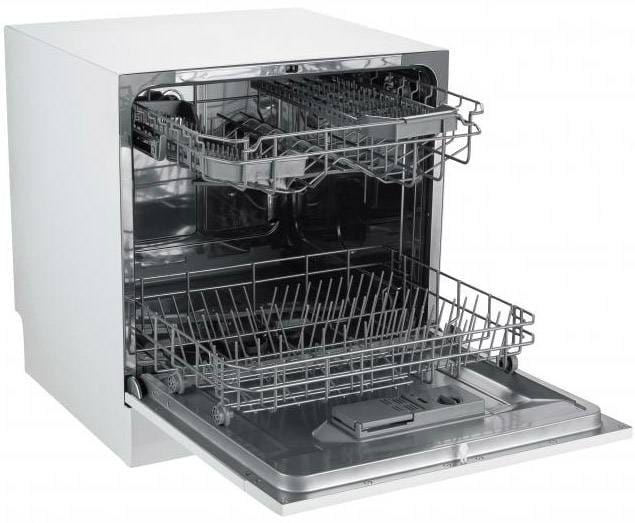 Bên trong máy rửa bát Arber