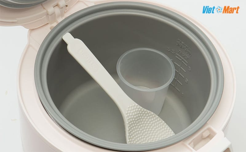 Nồi cơm điện cơ tiger jnp-1000 dung tích 1 lít 4 Lòng nồi chống dính
