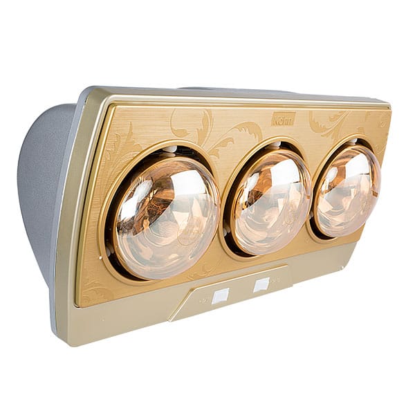 Đèn sưởi nhà tắm kohn kp03g 3 bóng 2 Đèn sưởi nhà tắm Kohn KP03G