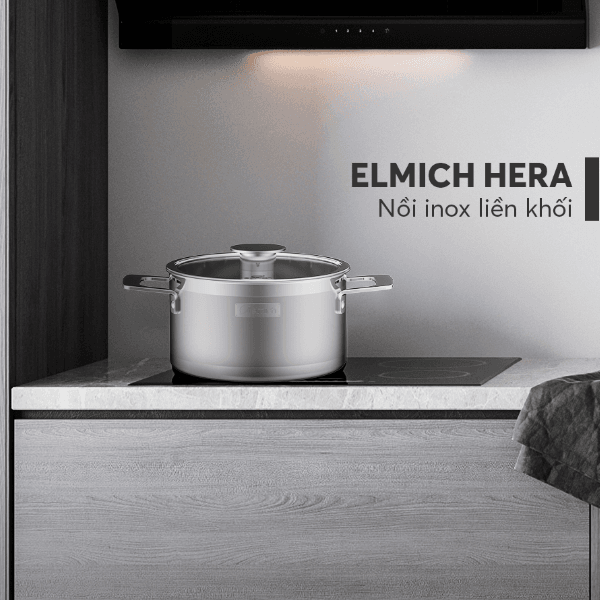 Bộ nồi inox elmich hera el-8266 4 Nồi Inox Elmich Hera EL-8266