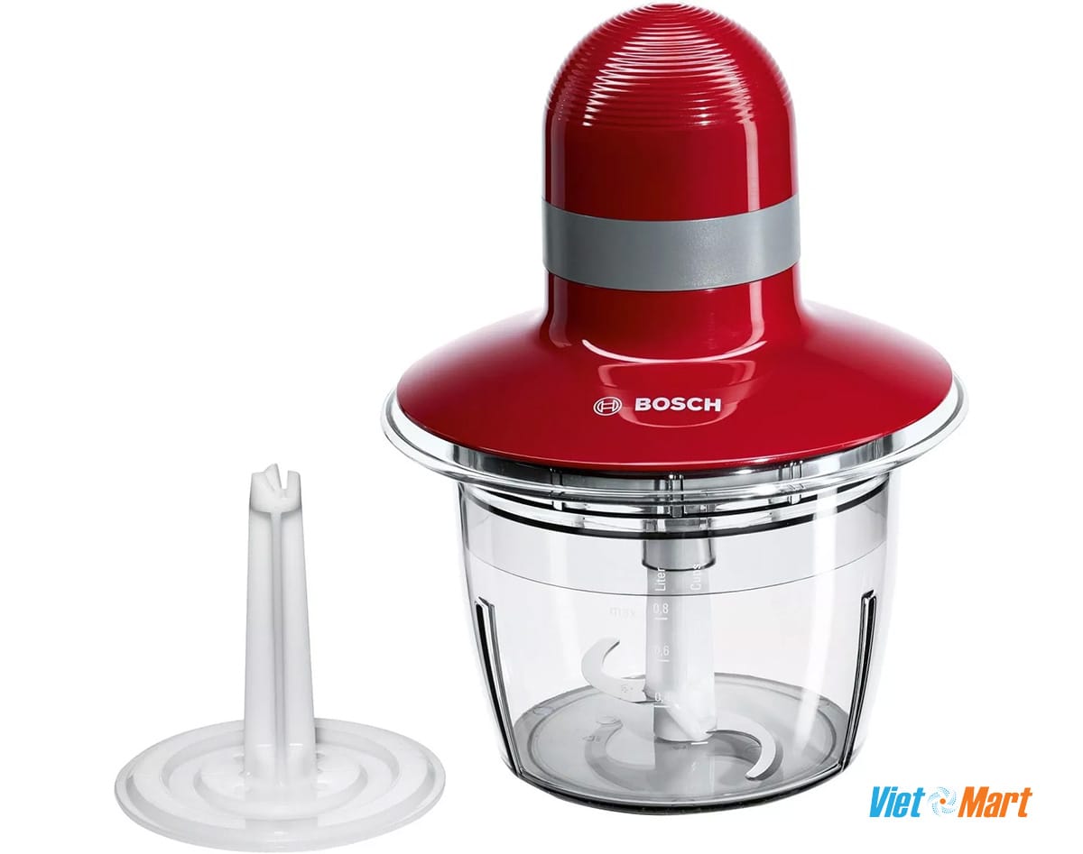 Máy xay thịt bosch mmr08r2 của đức kèm đĩa đánh trứng 8 Máy xay thịt Bosch MMR08R2 của Đức xay cả hành tỏi đánh trứng