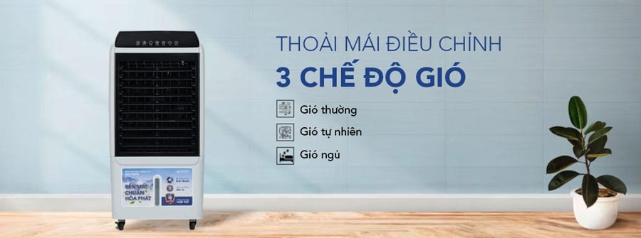 Quạt làm mát không khí hòa phát hpcf1-033i 100w 3 Quạt làm mát không khí Hòa Phát HPCF1-033I