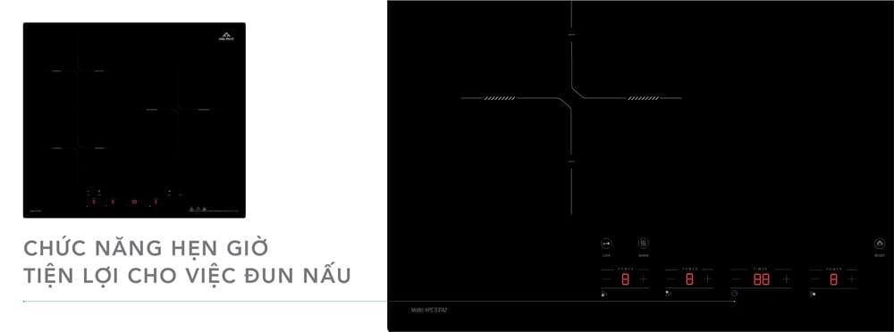 Bếp điện từ ba hòa phát hpc d31a2 3 Điều khiển cảm ứng chạm
