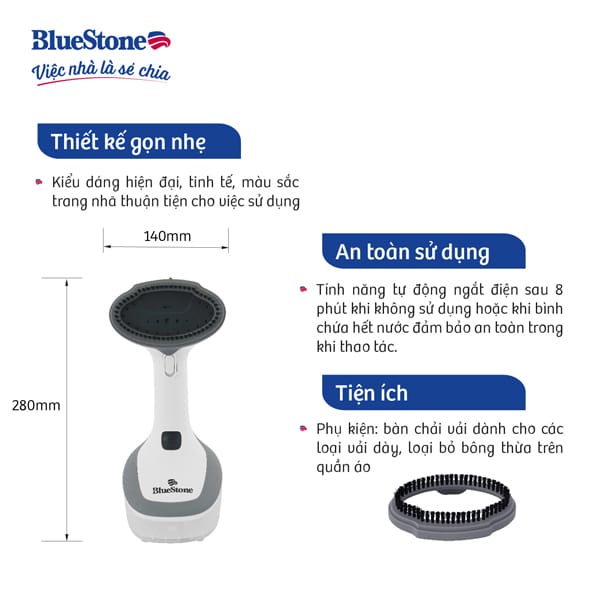 Bàn ủi hơi nước cầm tay BlueStone GSB-4031