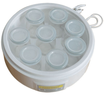 Máy làm sữa chua Chefman CM – 302T 8 cốc thủy tinh