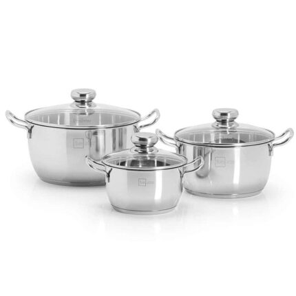 Bộ Nồi Inox Fivestar FSB3028 3 món nắp kính