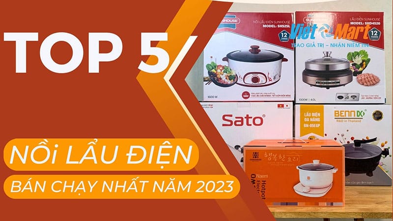 Top 5 nồi lẩu điện đa năng bán chạy