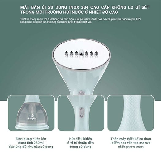 Bàn là hơi nước cầm tay kalpen hsk-3801 4 dung-tich-thoai-mai