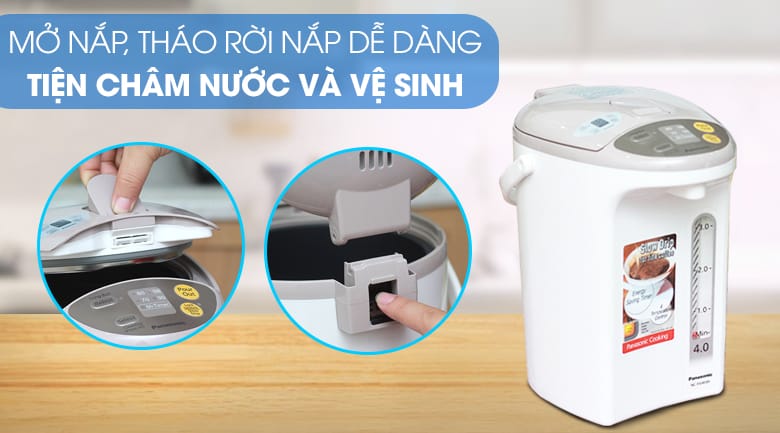 Cho thêm nước dễ dàng