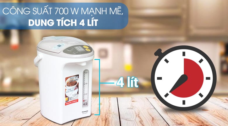 Có thang đo vạch nước dễ dàng quan sát