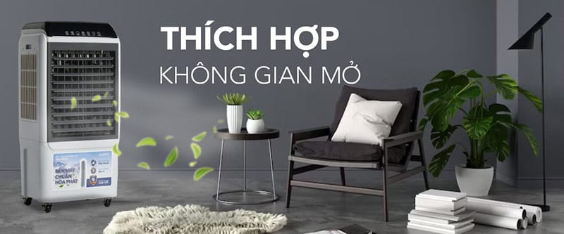 Máy làm mát không khí hòa phát hpcf1-034i có ion 100w 10 Máy làm mát không khí Hòa Phát HPCF1-034i