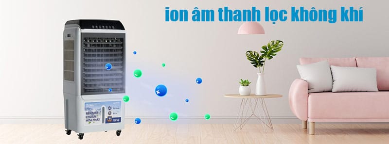 Máy làm mát không khí hòa phát hpcf1-034i có ion 100w 7 Máy làm mát không khí Hòa Phát HPCF1-034i