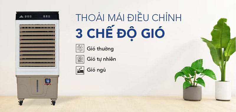 Máy làm mát không khí hòa phát hpcf1-051 100w 8 Máy làm mát không khí Hòa Phát HPCF1-051