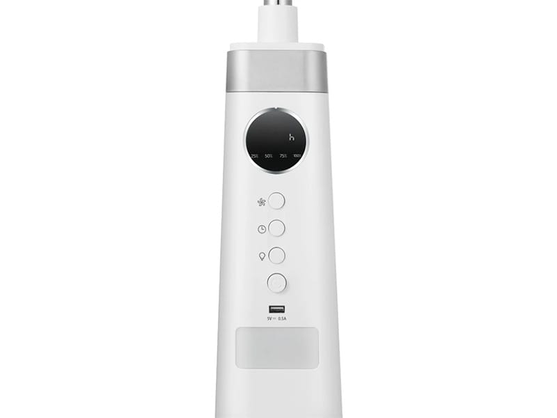 Quạt đứng sạc điện midea mfs18odobpw 30w 8 Thân cây quạt tích điện Midea