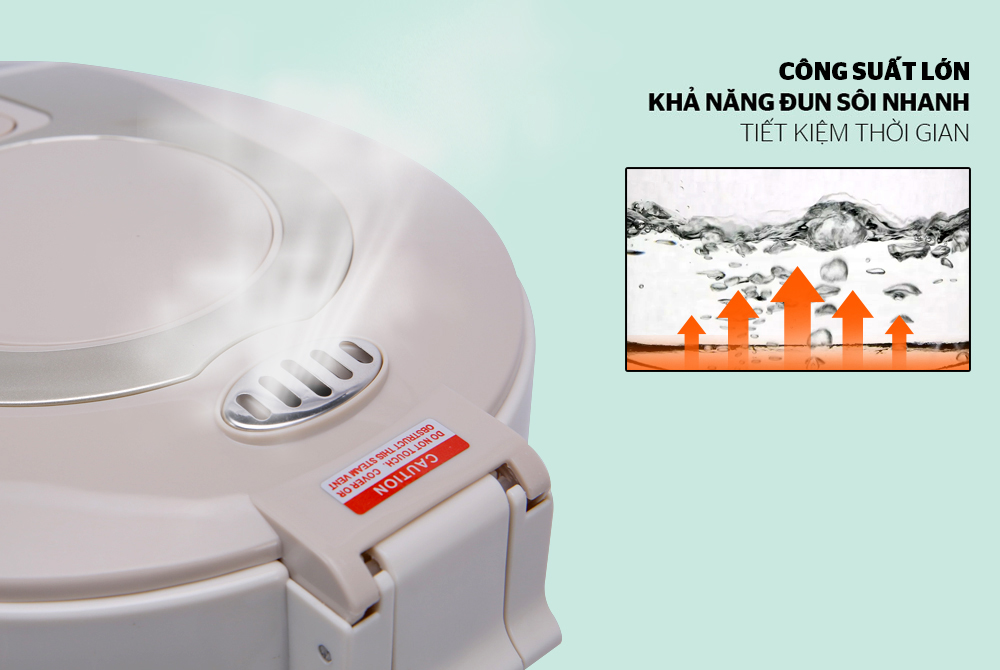 Bình thủy điện sunhouse shd1542 6 Khả năng đun sôi nhanh chóng