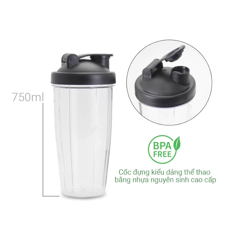 Cốc đựng kiểu dáng thể thao