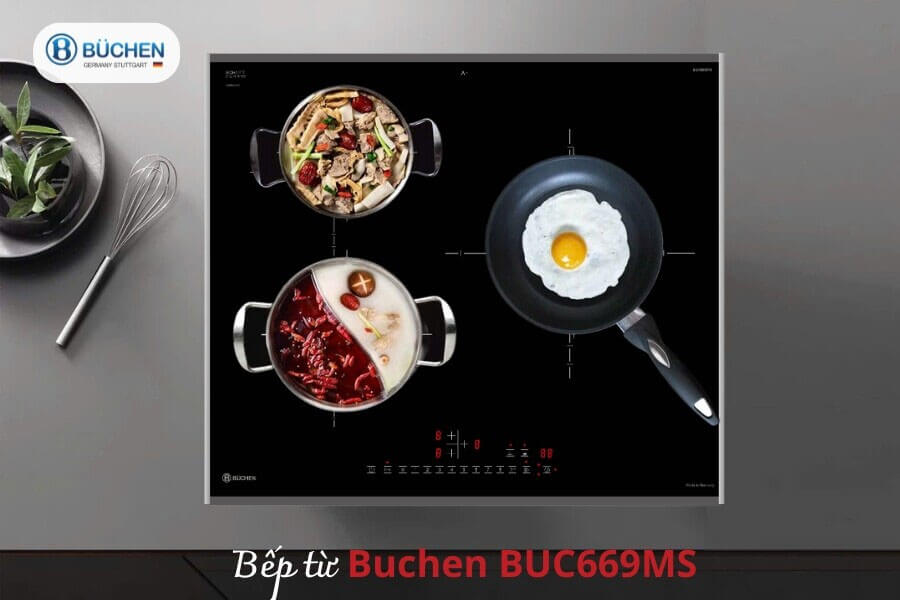 Bếp từ ba buchen buc669ms nhập khẩu đức 2 Bếp từ ba Buchen