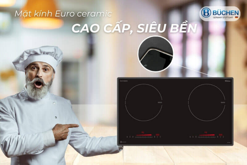 Bếp từ đôi buchen buc335id 3 Bếp từ đôi Buchen BUC335ID 2