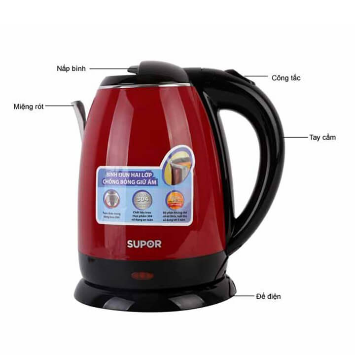 Ấm siêu tốc Supor 15S06AVN 1