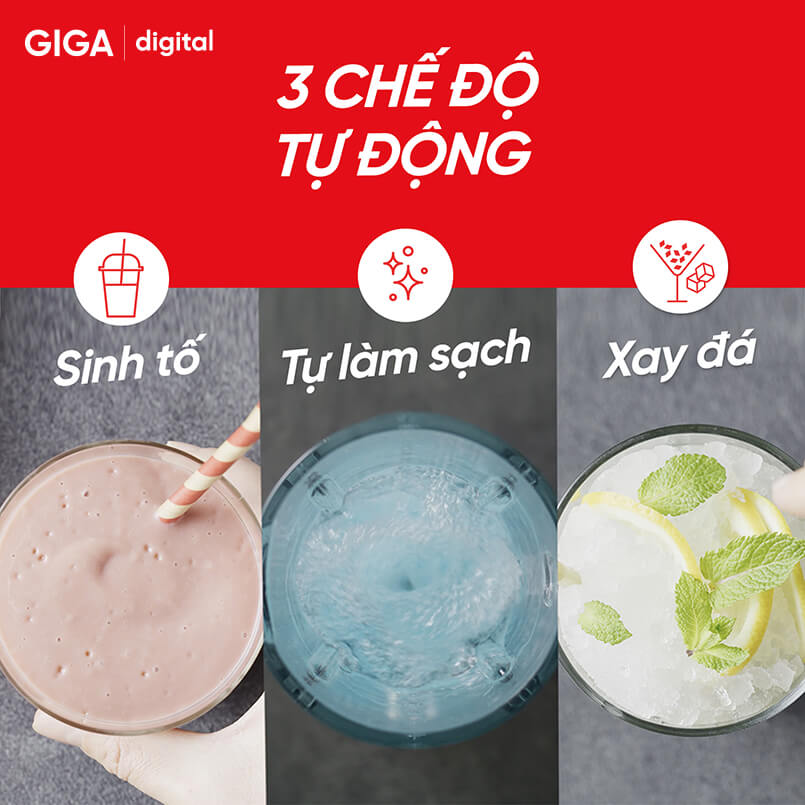 Máy xay sinh tố perfect mix bl871d31 2l 6 Chế độ tự động