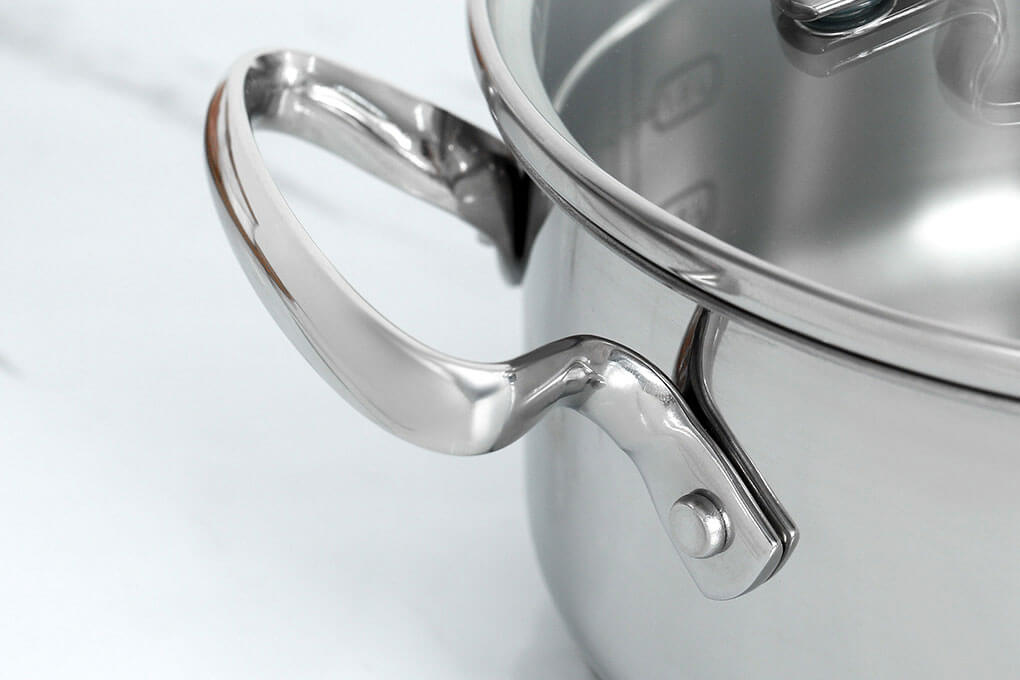 Nồi inox cao cấp duetto plus g7196455 28cm 3 Tay cầm inox siêu dày, chắc chắn