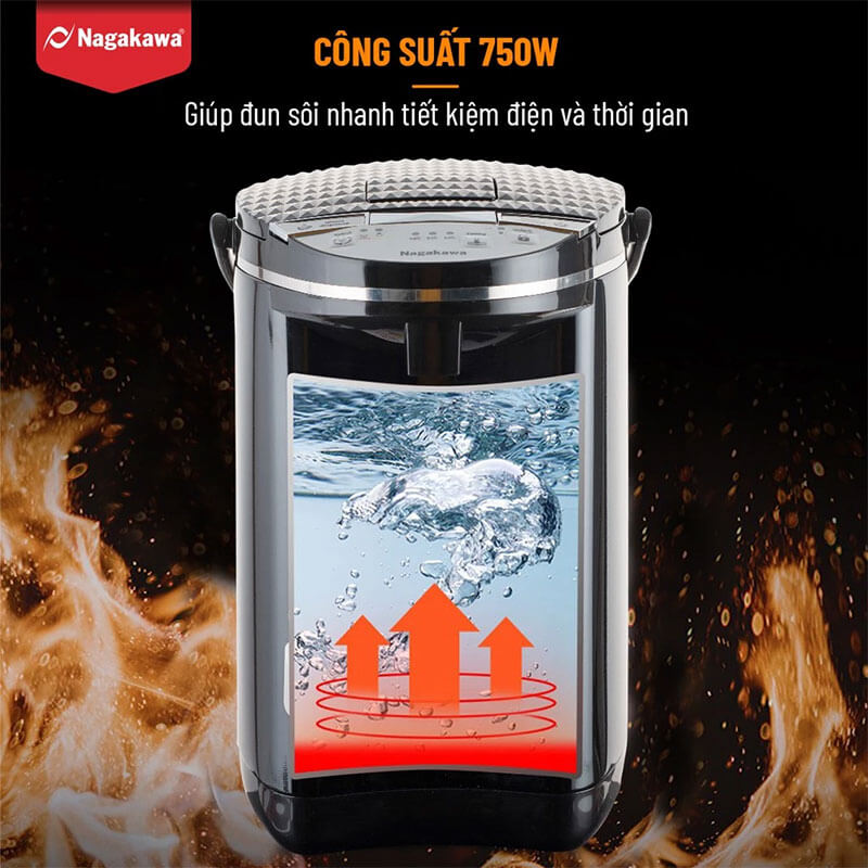 Bình thủy điện nagakawa nag0404 4l 2 Bình thủy điện Nagakawa NAG0404 4L 1