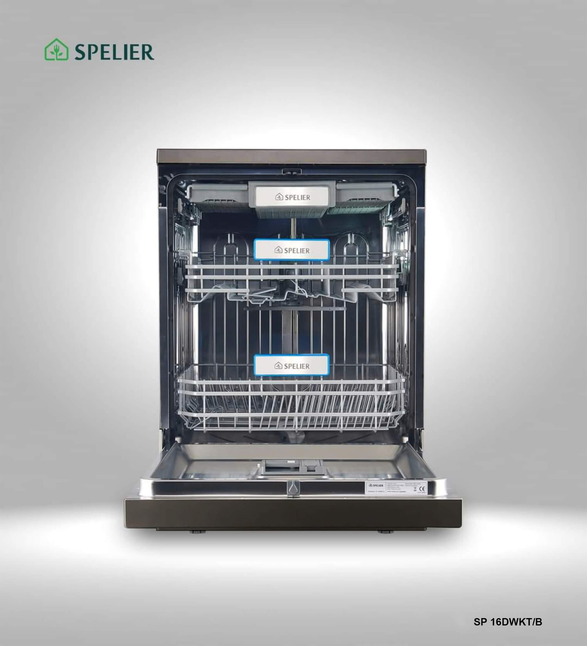 Máy rửa bát spelier sp 16dwkt/b 6 Máy rửa bát Spelier SP 16DWKT/B 2