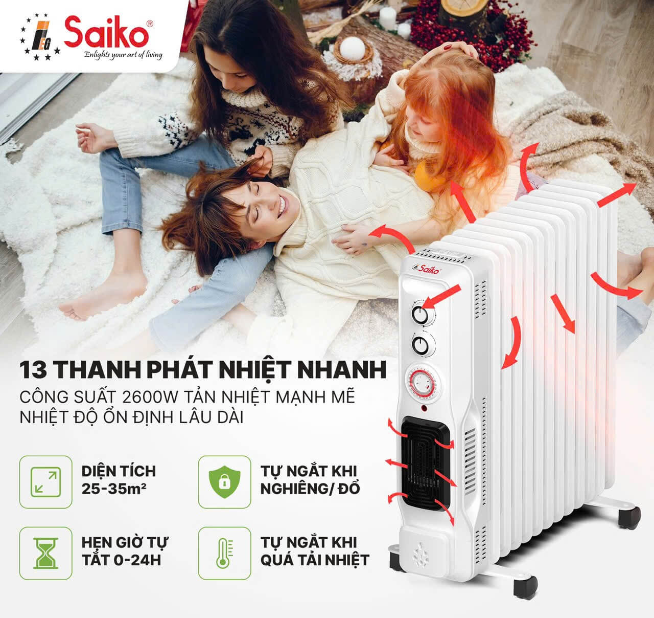 Làm ấm nhanh, hiệu quả