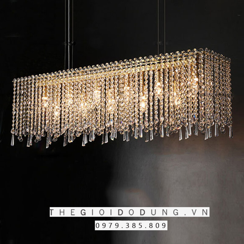 Đèn thả pha lê trang trí tpl070 hiện đại 4 Phù hợp với mọi không gian