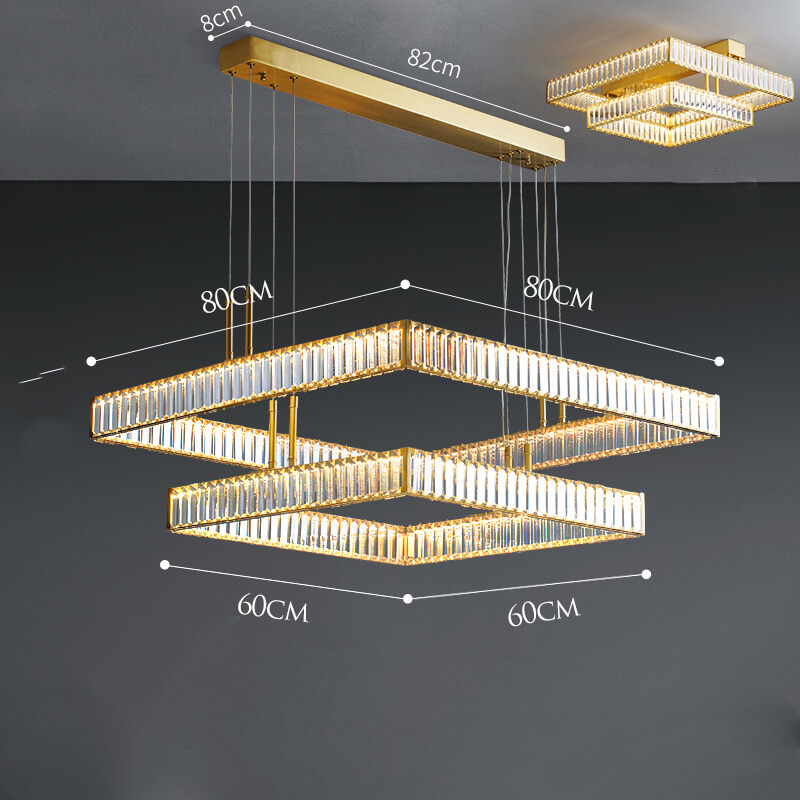 Đèn thả pha lê trang trí hiện đại tp047 2 Thông số kỹ thuật