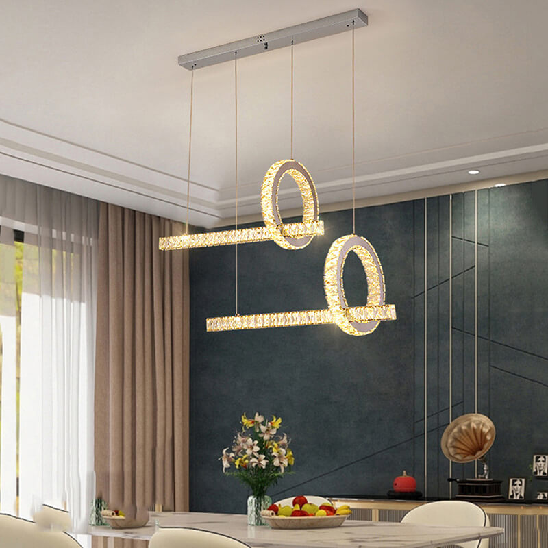 Đèn thả pha lê trang trí hiện đại tpl043 3 Chất liệu cao cấp