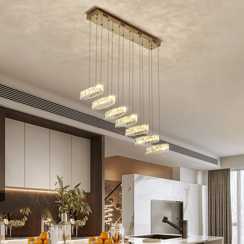 Đèn thả pha lê trang trí hiện đại tpl045 2 Nguồn sáng Led hiện đại