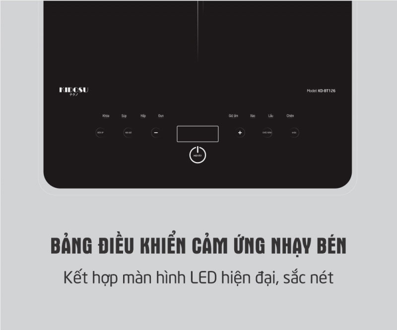 Bếp từ đơn kidosu kd-bt126 3 Bếp từ đơn Kidosu KD-BT126 1