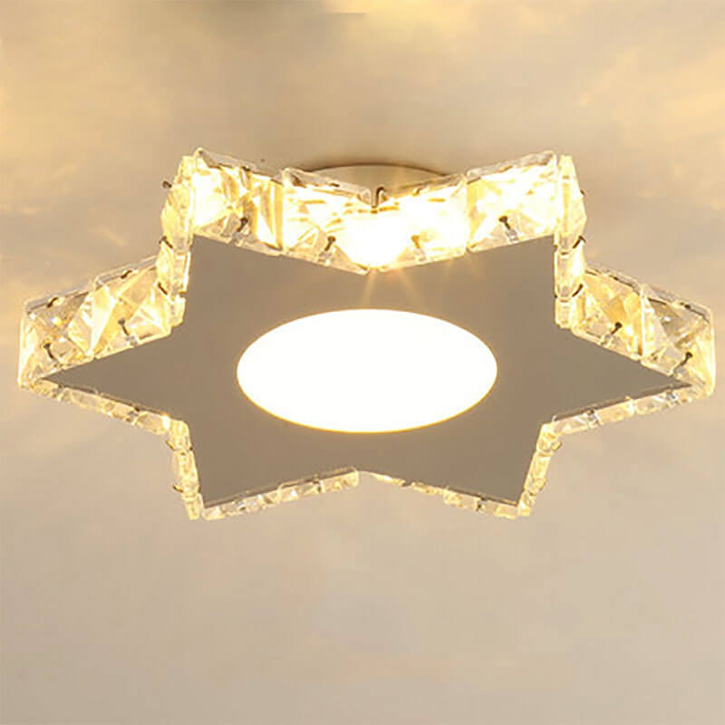 Đèn mâm ốp trần mica pha lê mkpl-069 1 Đèn mâm ốp trần mica pha lê MKPL-069