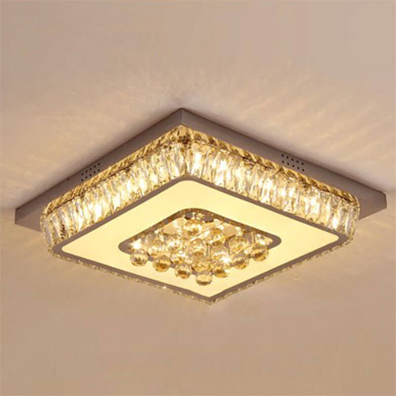 Đèn mâm mica pha lê ốp trần mkpl-078 1 Đèn mâm mica pha lê ốp trần MKPL-078