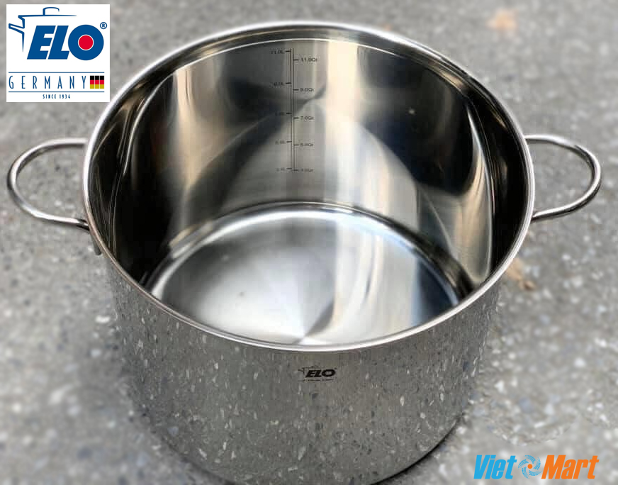 Nồi luộc gà elo rubin 28cm 11 lít của đức 11 Dễ dàng bảo quản và inox luôn sáng bóng theo thời gian