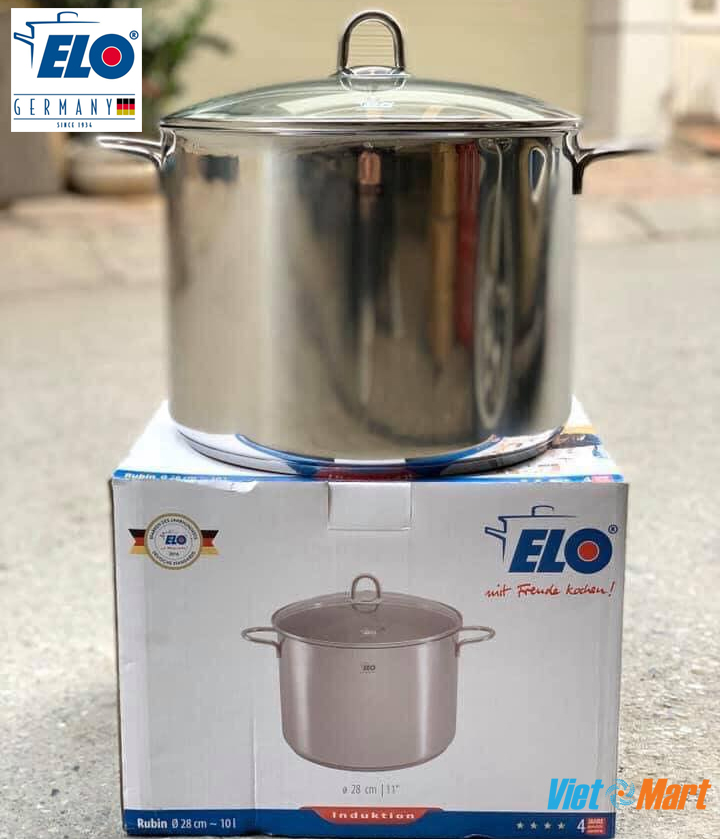 Nồi luộc gà elo rubin 28cm 11 lít của đức 12 Nồi luộc gà lễ ELO Đức