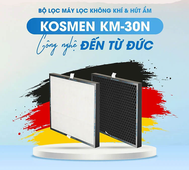 Bộ lõi lọc công nghệ đến từ Đức 