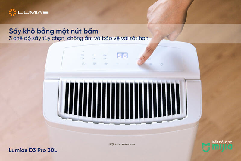 Hỗ trợ sấy quần áo nhanh chóng 