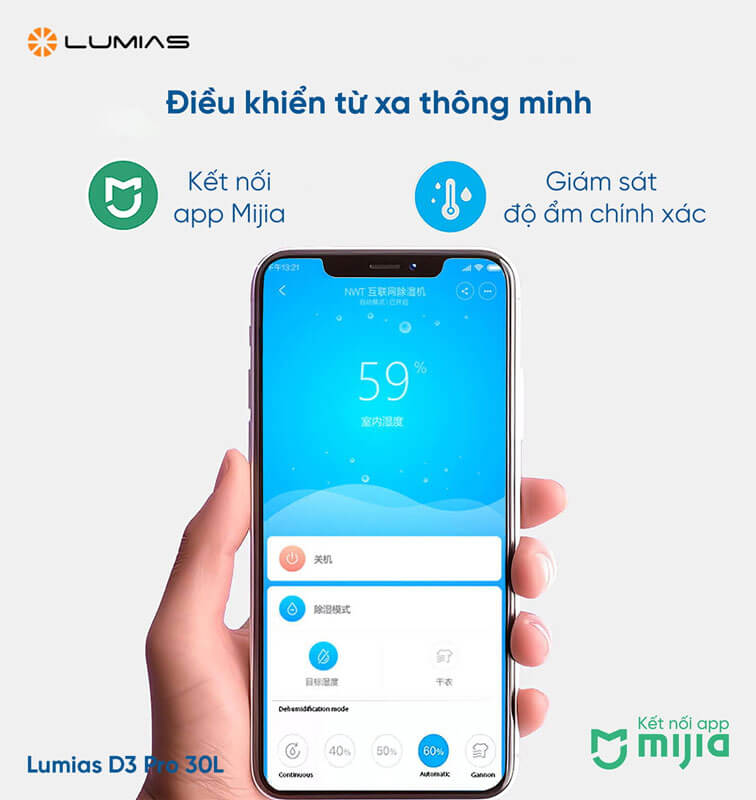 Điều khiển thông minh qua ứng dụng app trên điện thoại 