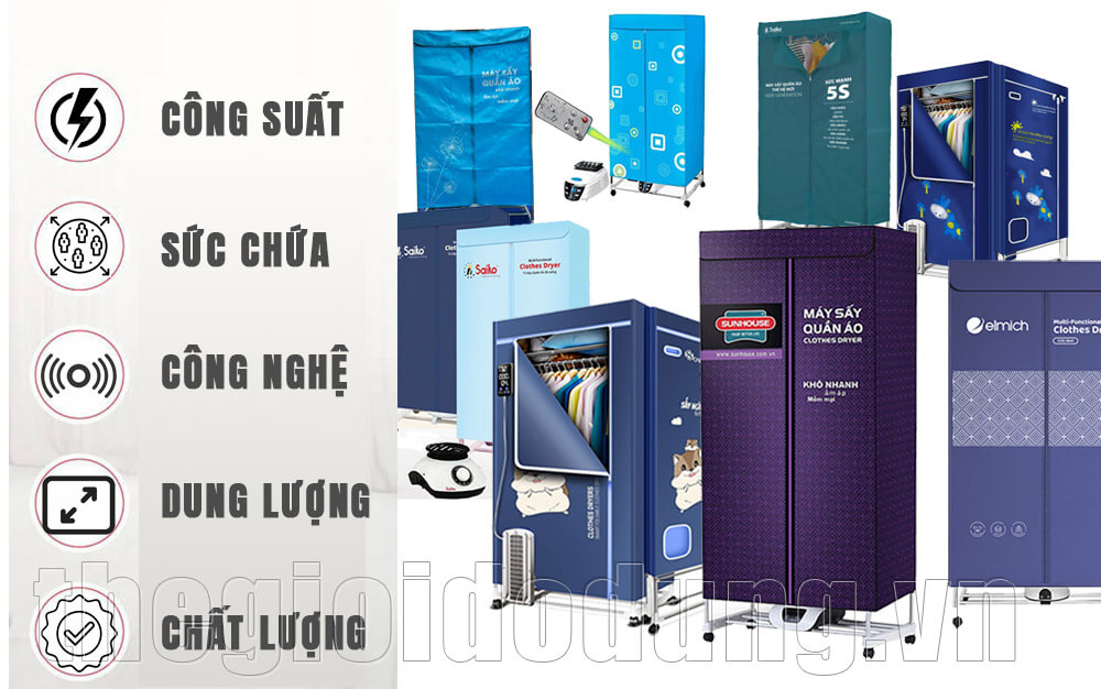 Bí quyết sử dụng tủ sấy quần áo