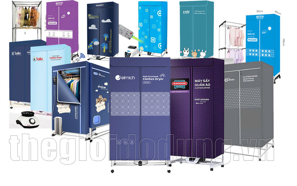 Hướng dẫn lắp đặt máy sấy/tủ sấy quần áo