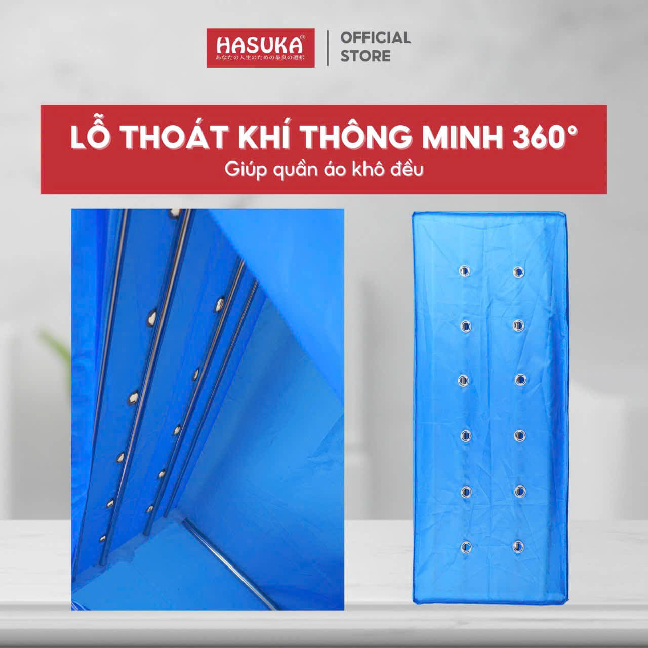 Có lỗ thoát khí thông minh 