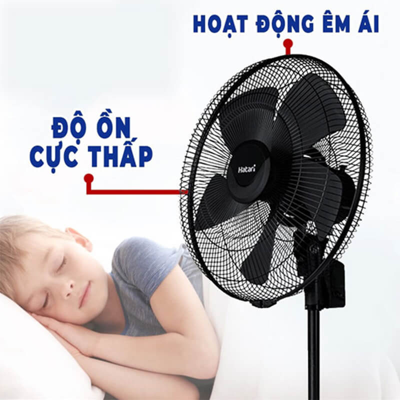 Hoạt động êm ái độ ồn thấp