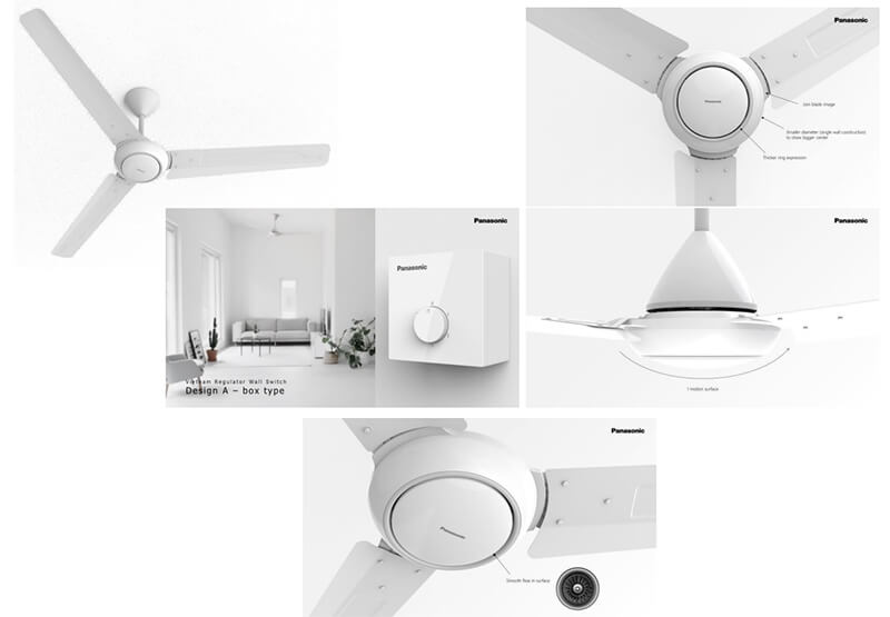 Quạt trần panasonic f-60fv2 nhật bản 3 cánh 74w 10 Lắp đặt dễ dàng tiện lợi