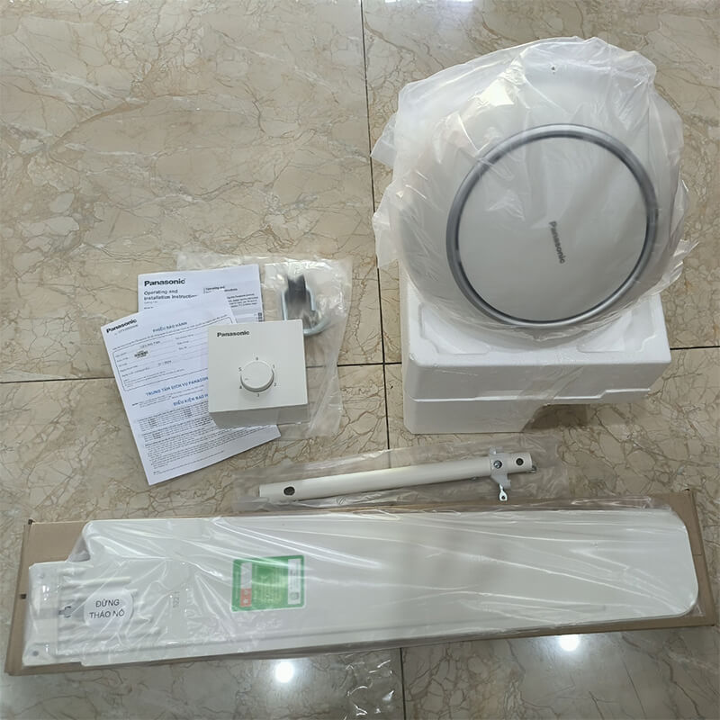 Quạt trần panasonic f-60fv2 nhật bản 3 cánh 74w 11 Thiết kế hiện đại