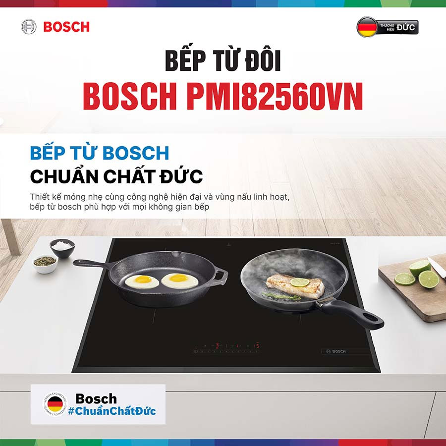 Bếp từ đôi bosch pmi82560vn 8 Bếp từ đôi Bosch PMI82560VN