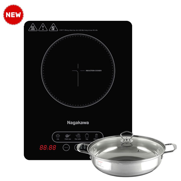 Bếp điện từ đơn nagakawa nic6118 2000w 1 Bếp điện từ đơn Nagakawa NIC6118 2000W